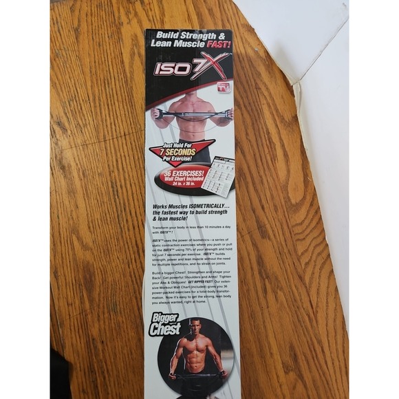 ISO 7X Muscle Building 7 sec. Workout Bar Isometric Gym Exercise As Seen On TV - Picture 4 of 9